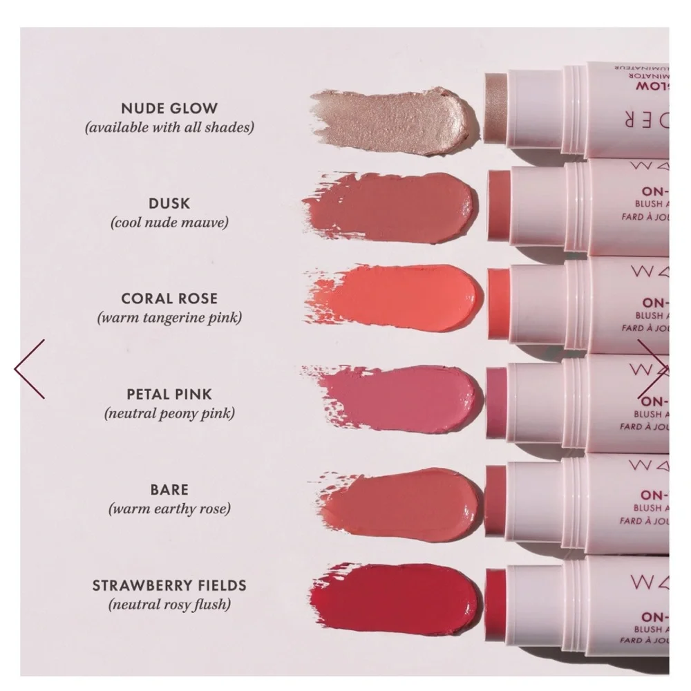 Wander On-the-Glow Blush and Illuminator - Strawberry Fields - Nude Glow